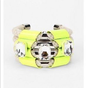 nOir Jewelry Rope & Neon Cuff Bracelet